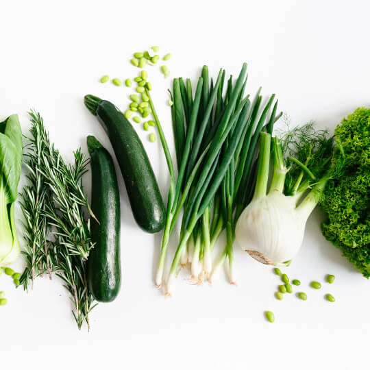 Grünes Gemüse bei VielfaltMenü